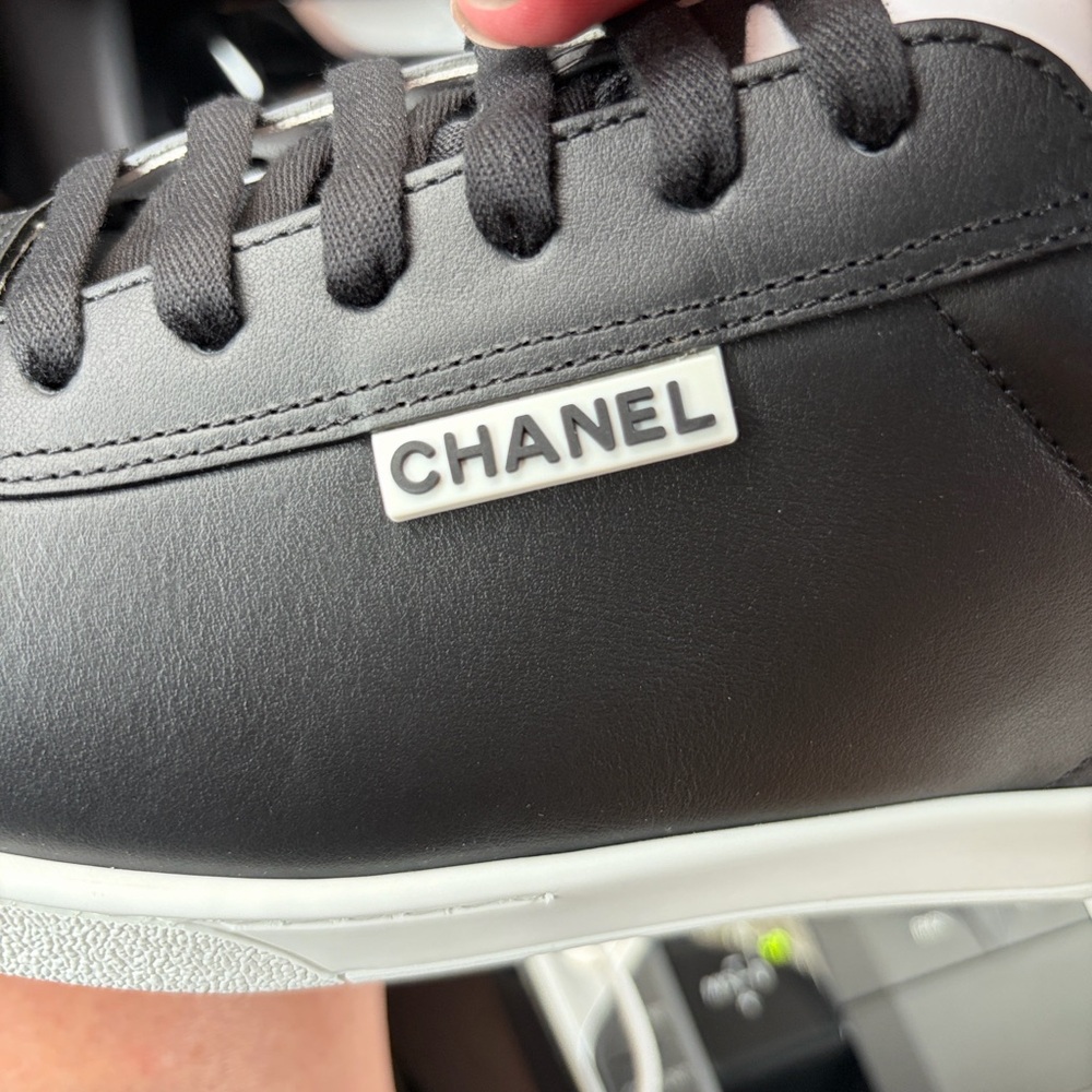 Chanel Men's Black Sneakers NWT - Picture 6 of 6